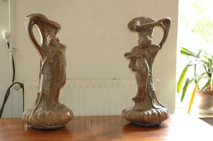 Art Nouveau vases