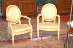 Louis XVI-style armchairs