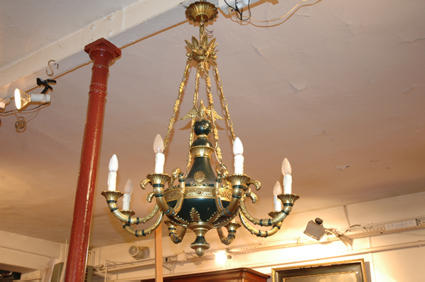 Empire-style chandelier
