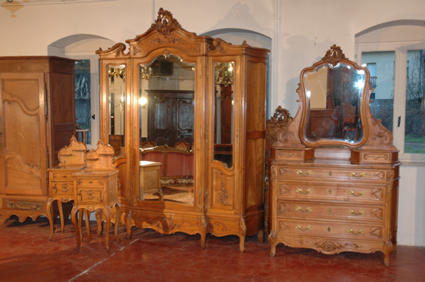 Louis XV-style bedroom furniture