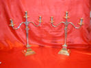 Silver candleholders