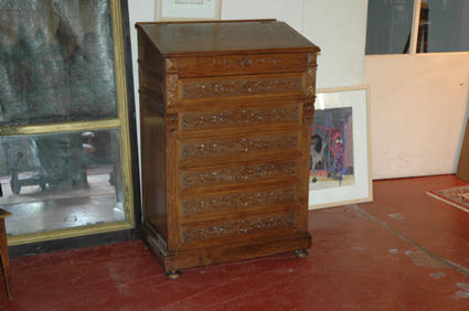 Late 19th century writing case piece of furniture