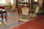Napoleon III armchairs and chair