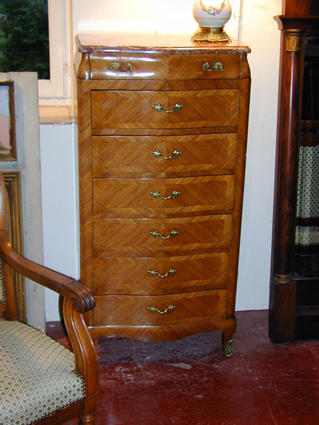 Louis XV-style chest of seven drawers