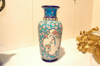 Vase en émaux de Longwy