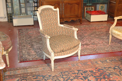 Louis XVI wing chair