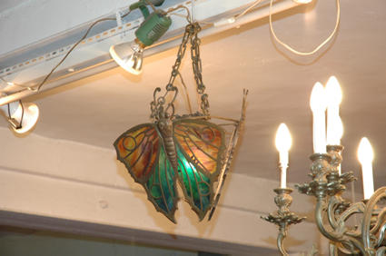 Lustre papillon Art Nouveau