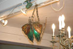 Art Nouveau butterfly chandelier