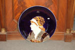 Big late 19th century Sarreguemines dish