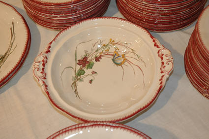 Sarreguemines Papillon dinner service