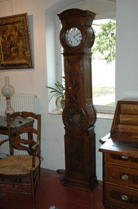 19th century grandfather clock