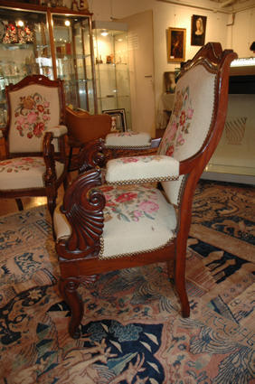 Middle of the 19th century armchairs