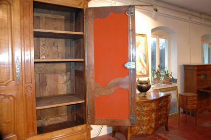 Louis XV castle armoire