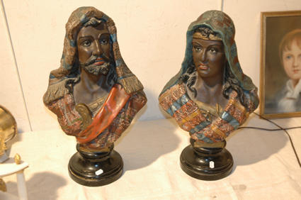 Pair of busts