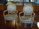 Louis XVI-style armchairs