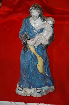 19th century Madonna and child