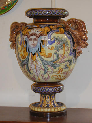 Big Sarreguemines vase