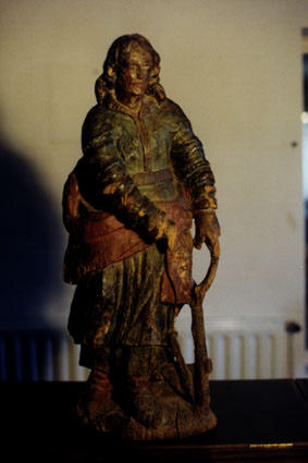 Late 16th century Saint Isidore sculpture