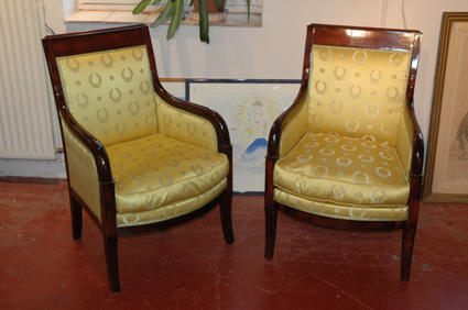 Beginning of the 19th century wing chairs