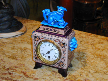 19th century enamels clock