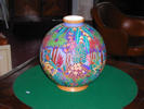 Rare Longwy enamels colonial bowl