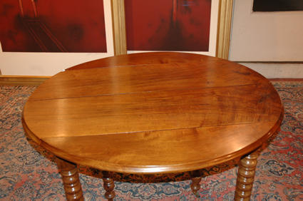 19th century  oval table
