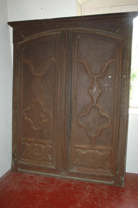 18th century cupboard facade