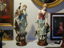 19th century earthenware statues