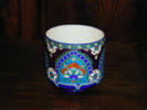 Longwy enamels flowerpot holder