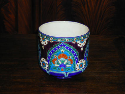 Longwy enamels flowerpot holder