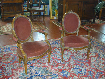 Louis XVI armchairs