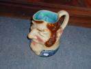 Sarreguemines earthenware jug