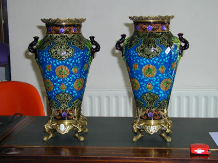 VIELLIARD Vases 19th