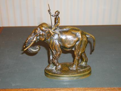 Bronze signed ALF. BARYE FILS