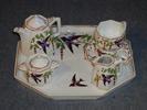 Longwy Art Deco coffee set for two