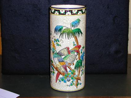 Longwy vase