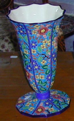 Longwy vase