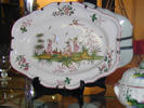 18th century Luneville earthenware dish
