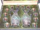 19th century aiguieres and tumblers