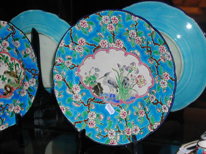 Longwy enamels plate