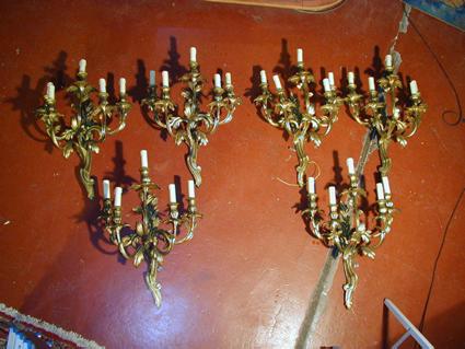 19th century wall lights