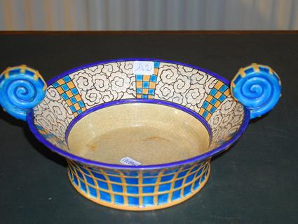 Art Deco Longwy dish