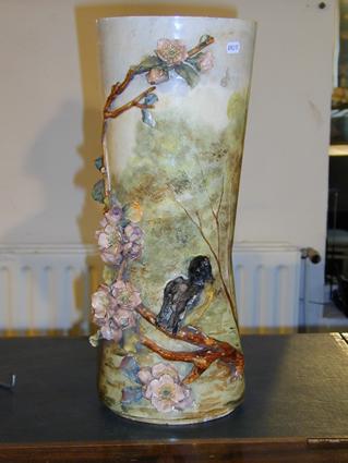 Barbotine vase 