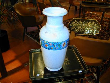 Vase en faïence de Longwy