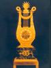 Empire lyre clock