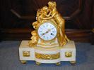 Louis XVI double-faced clock
