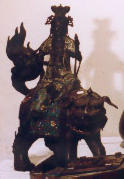 Chimère, bronze cloisonné